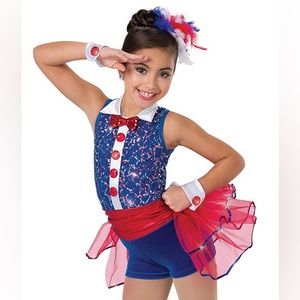 New Child Dance Costume. A Wish Come True “Yankee Doodle” still in bag!